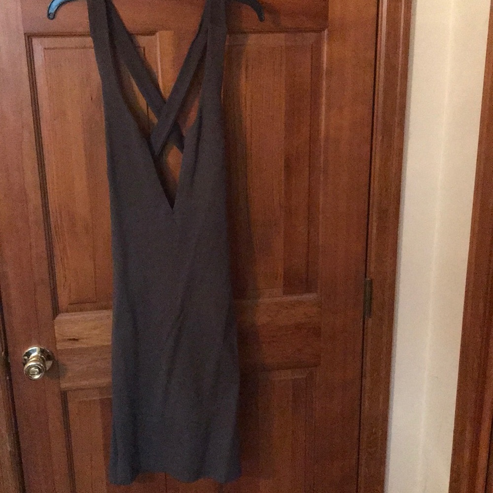 Olive green thick body con dress